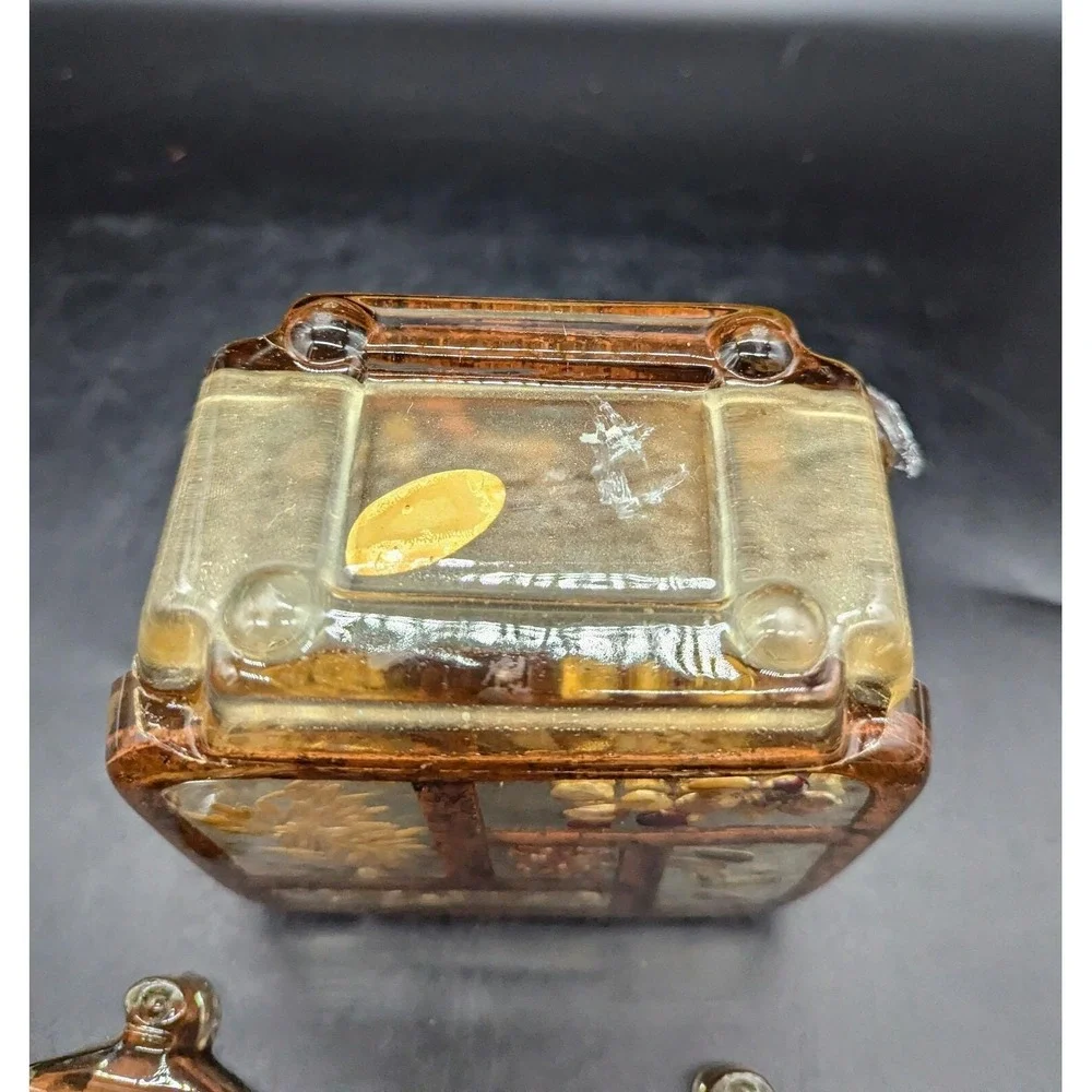 Napkin Holder Spoon Rest Gamut Designs Dry Seeds Lucite Resin Cottagecore